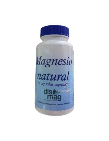 Magnesio natural 60 cápsulas vegetales Dismag