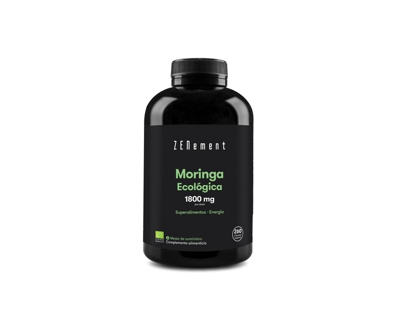 Moringa 600 mg 260 cápsulas de 600mg Zenement