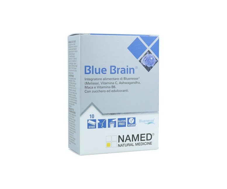 Blue brain 10 sticks de 2g Named