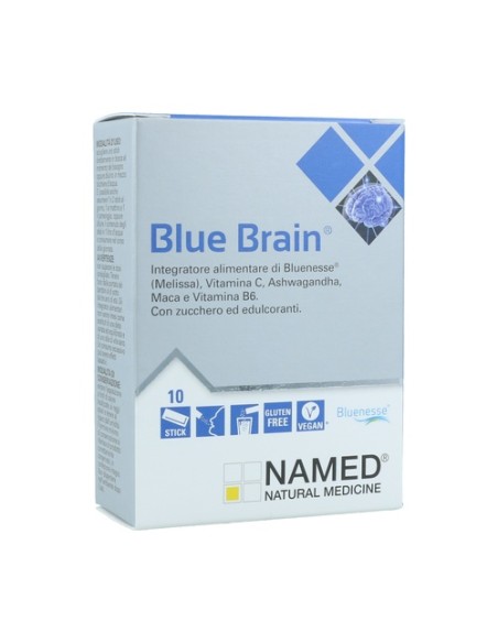 Blue brain 10 sticks de 2g Named
