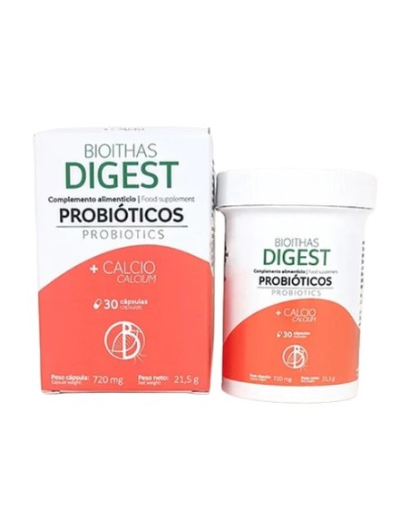 Digest probióticos 30 cápsulas de 720mg Bioithas