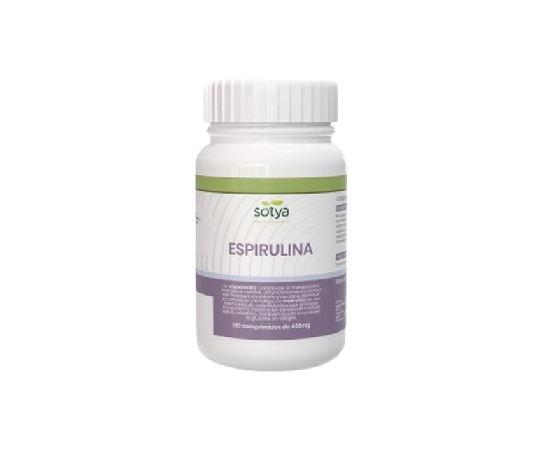 Espirulina 100 comprimidos de 400mg Sotya