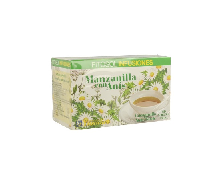 Infusiones Manzanilla con Anis 20 bolsitas infusoras Fitosol