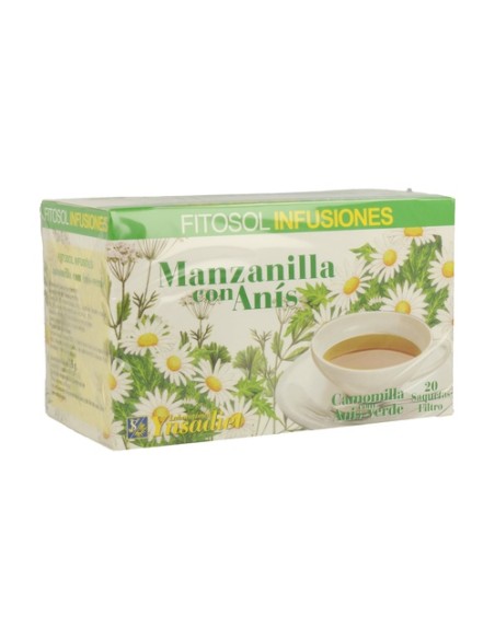Infusiones Manzanilla con Anis 20 bolsitas infusoras Fitosol