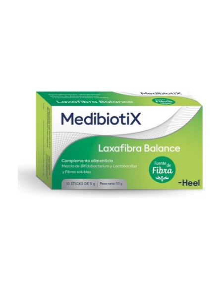 Medibiotix laxafibra balance estreñimiento 10 sticks de 5g Heel