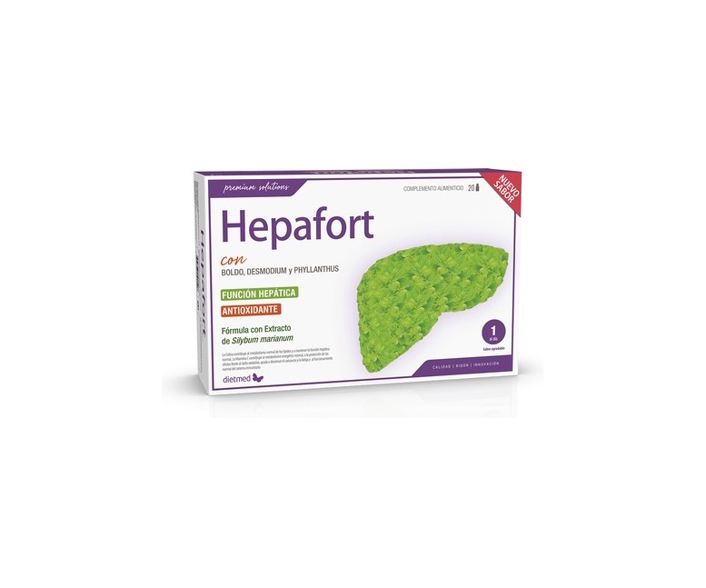 Hepafort función hepática 20 ampollas Dietmed