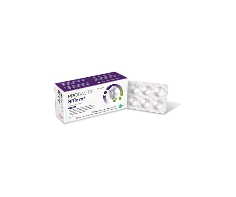 Probactis biflora probióticos 20 comprimidos masticables Probactis