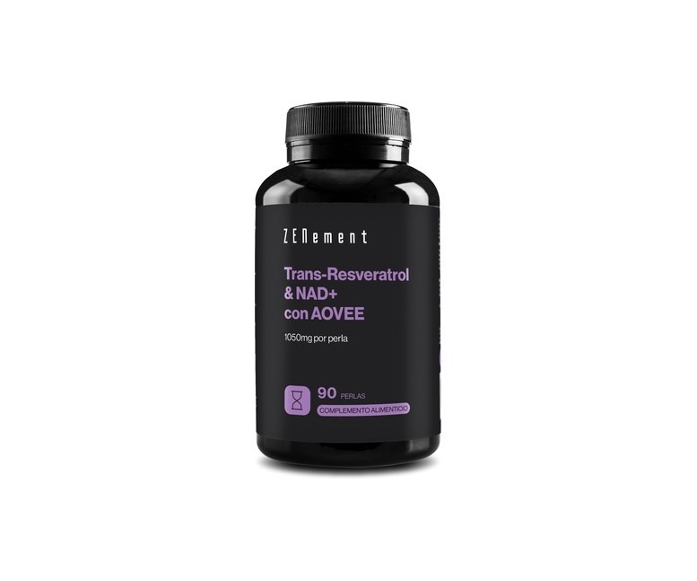 Trans-Resveratrol & NAD+ con aceite de oliva virgen extra 90 perlas Zenement