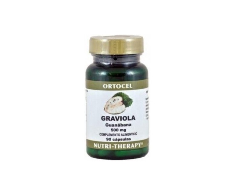 Graviola 90 cápsulas de 500mg Ortocel Nutri Therapy