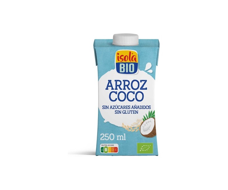 Bebida Mini de Arroz y Coco Bio 250 ml (Coco) Isola Bio