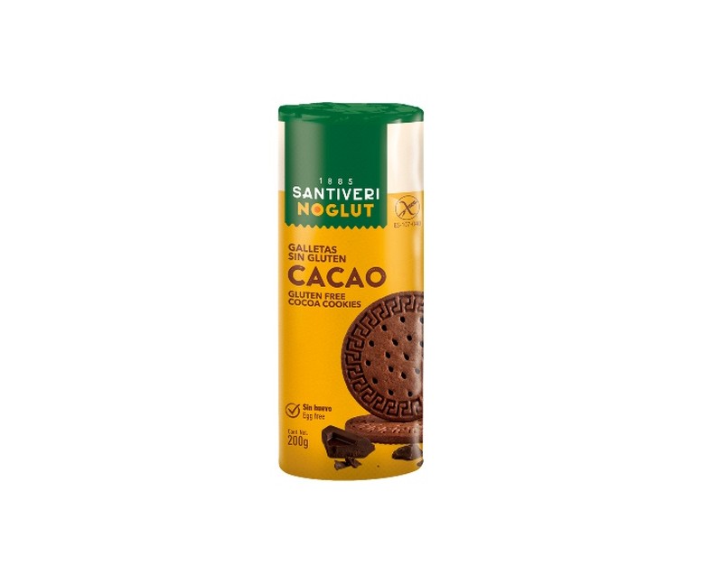 Galletas Sin Gluten Digestive con Cacao 200 g (Cacao) Santiveri