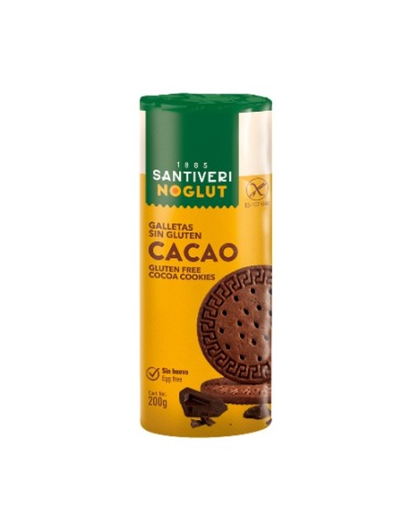 Galletas Sin Gluten Digestive con Cacao 200 g (Cacao) Santiveri