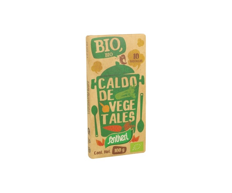 Caldo Vegetal Cubitos 110 g Santiveri