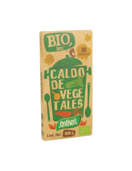 Caldo Vegetal Cubitos 110 g Santiveri