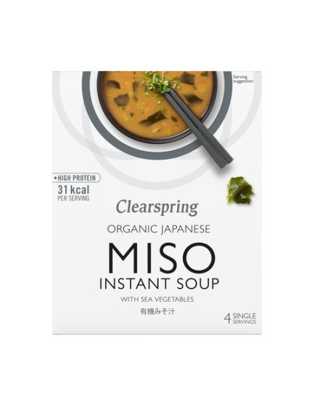Sopa de Miso y Algas 40 g Clearspring