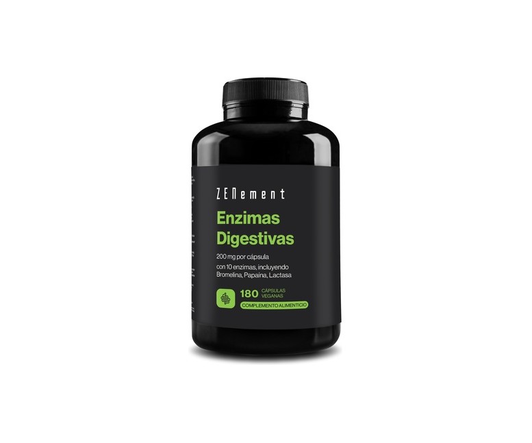 Enzimas digestivas 180 cápsulas vegetales Zenement