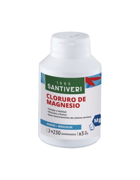 Cloruro magnésico 230 comprimidos de 100mg Santiveri