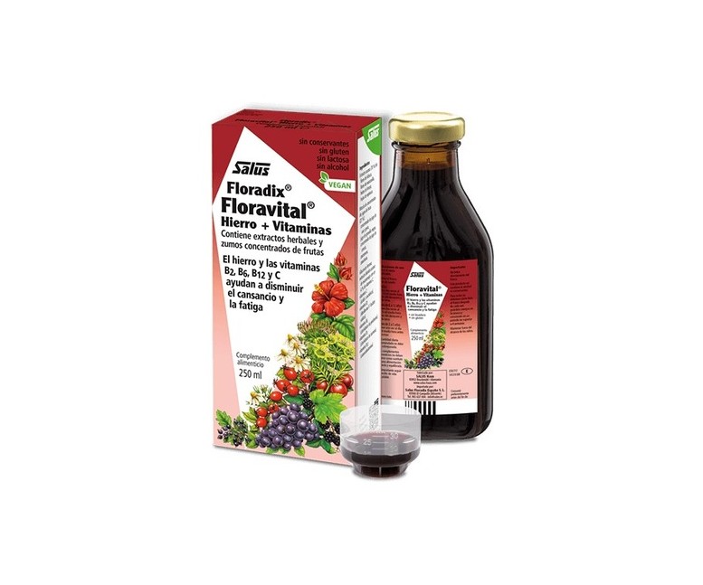 Floravital Hierro + vitaminas 250 ml Salus