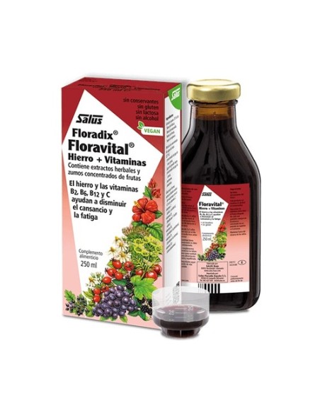 Floravital Hierro + vitaminas 250 ml Salus