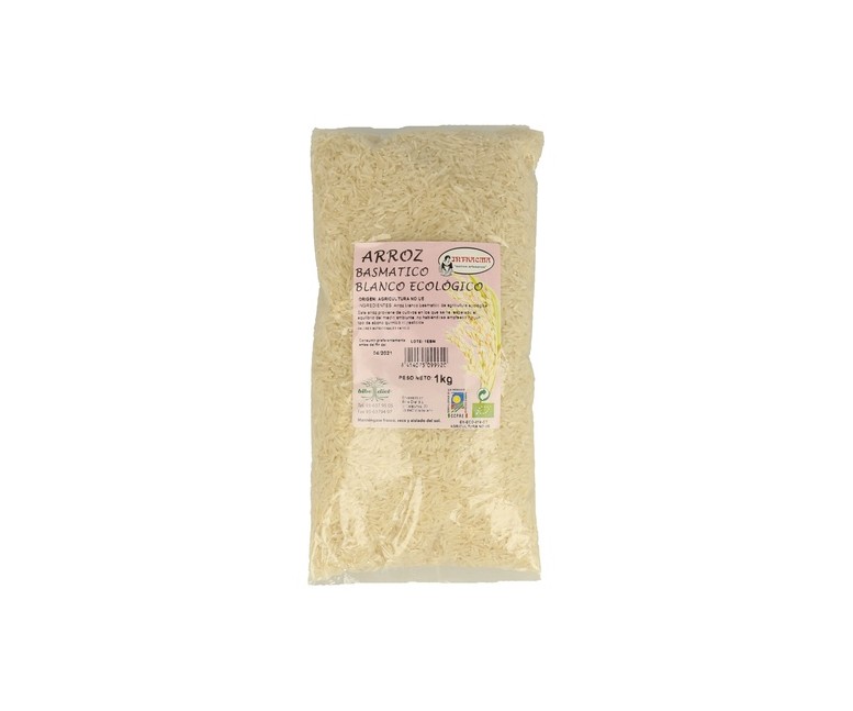 Arroz Basmati Blanco Ecológico 1 kg Intracma