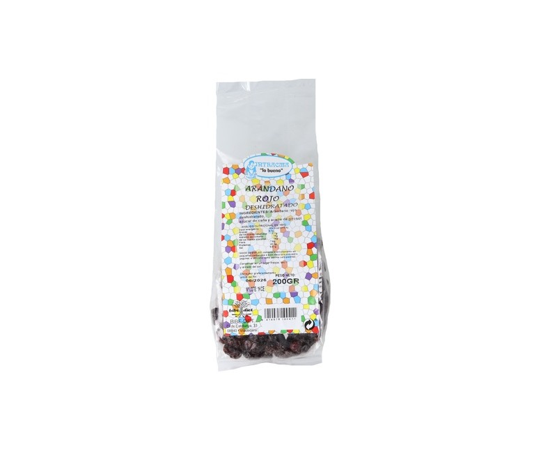 Arándano Rojo Entero Deshidratado 200 g Intracma