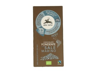 Tableta de Chocolate Negro con Sal Marina