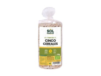Tortas de 5 cereales sin gluten Bio
