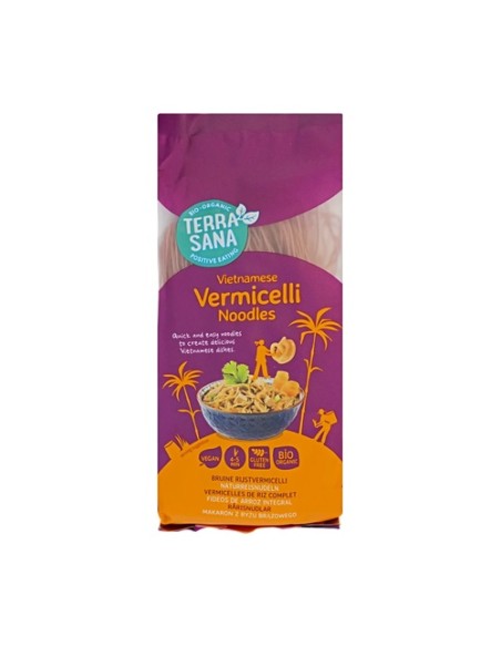 Fideos vietnamitas de arroz integral vermicell 250 g Terrasana