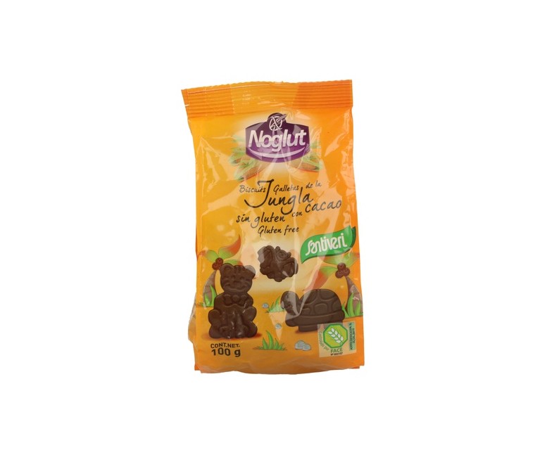 Galletas Jungla Cacao (Sin Gluten) 100 g (Cacao) Santiveri