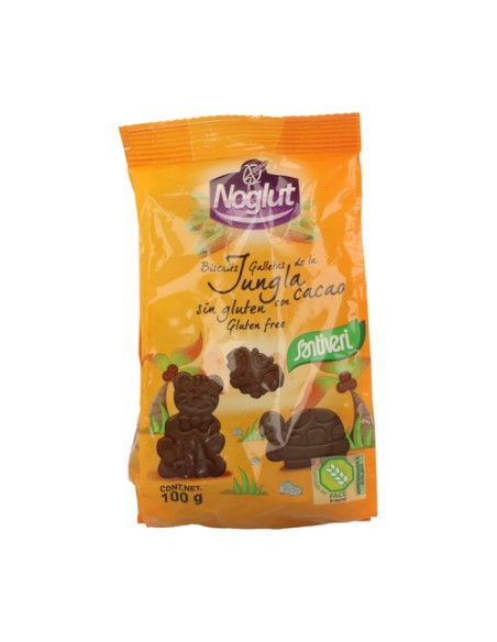 Galletas Jungla Cacao (Sin Gluten) 100 g (Cacao) Santiveri