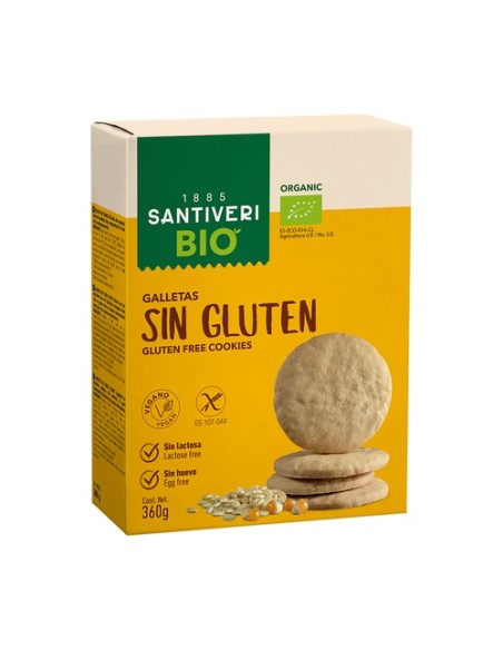 Galletas sin gluten Bio 360 g Santiveri