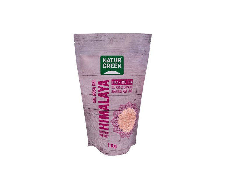 Sal rosa del himalaya fina 1 kg NaturGreen