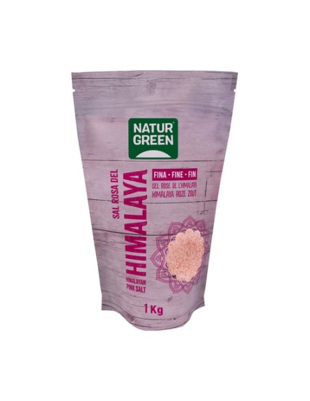 Sal rosa del himalaya fina 1 kg NaturGreen