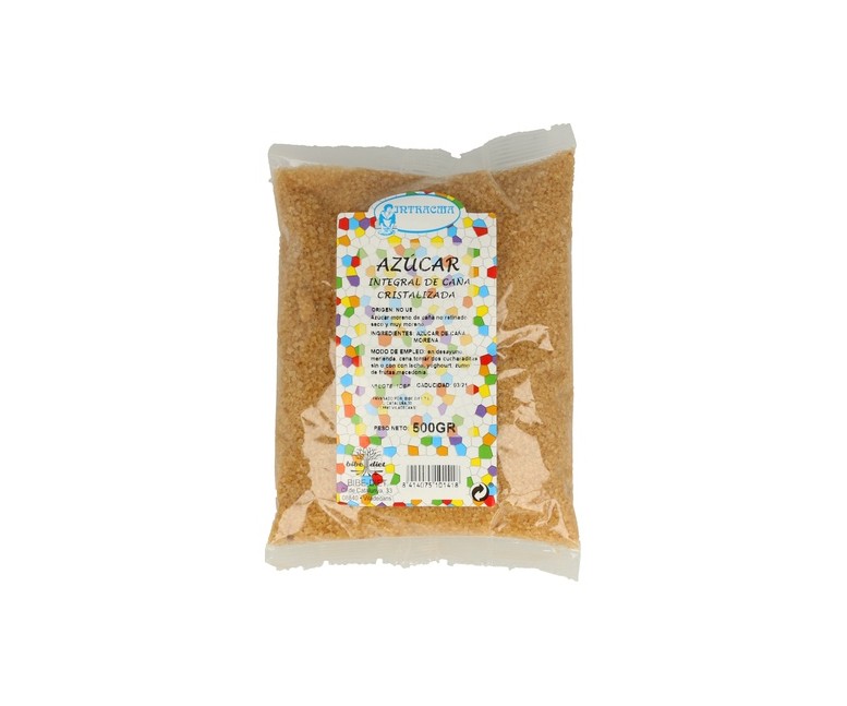 Azúcar integral de Caña Cristalizado 500 g Intracma