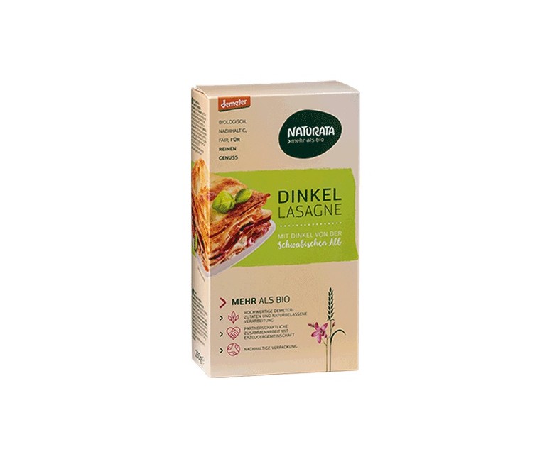 Pasta para Lasaña 250 g Naturata