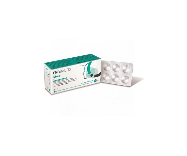 Probactis strep probióticos fresa 30 comprimidos masticables Probactis