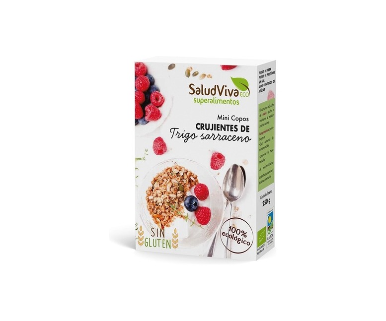 Mini copos crujientes trigo sarraceno Eco 250 g Salud Viva
