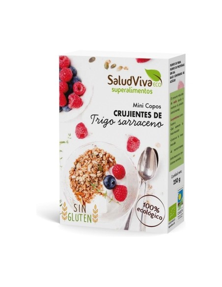 Mini copos crujientes trigo sarraceno Eco 250 g Salud Viva