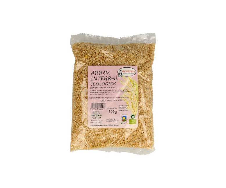 Arroz Integral Ecológico 500 g Intracma