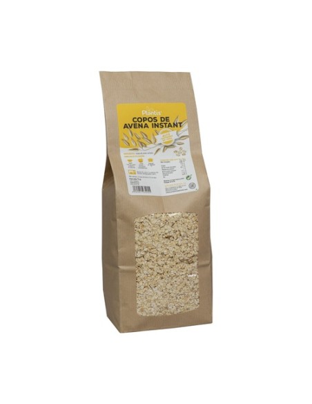 Copos de avena instantáneos 1 kg Plantis