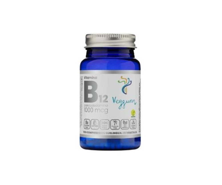 Vitamina B12 Flash 100 comprimidos sublinguales Veggunn