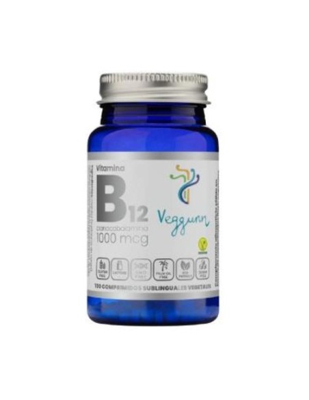Vitamina B12 Flash 100 comprimidos sublinguales Veggunn