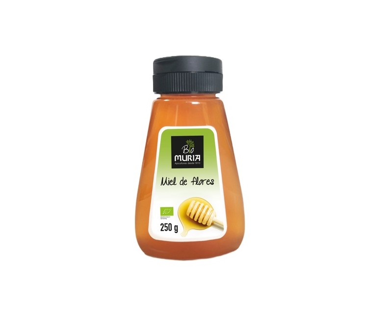 Tarro de miel de flores Eco dosificador 250 g Muria