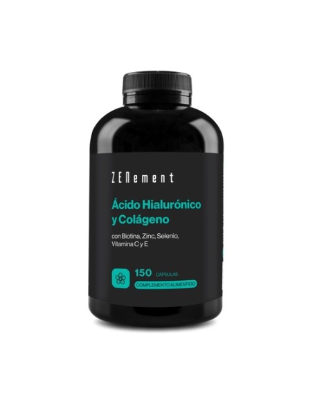 Ácido Hialurónico y Colágeno 150 cápsulas Zenement