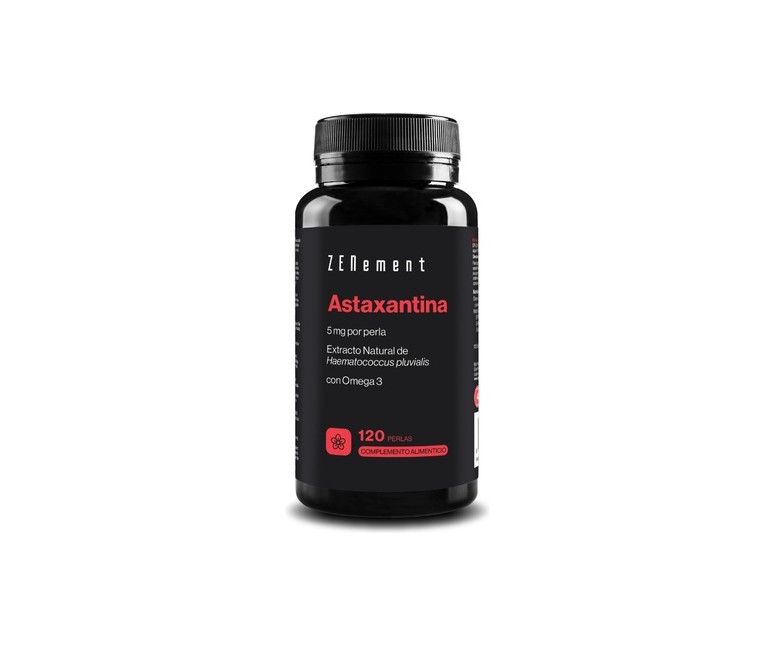 Astaxantina 5 mg con omega 3 120 perlas de 5mg Zenement