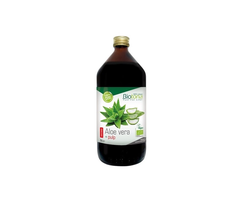 Jugo de Aloe vera+pulpa Bio 1 L Biotona
