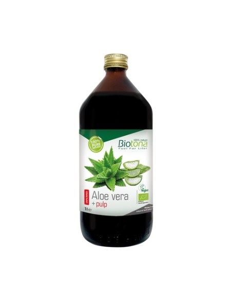 Jugo de Aloe vera+pulpa Bio 1 L Biotona