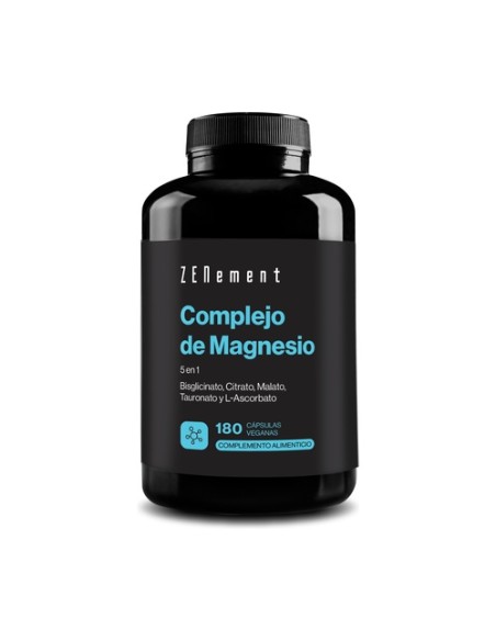 Complejo de Magnesio 5 en 1 180 cápsulas vegetales Zenement