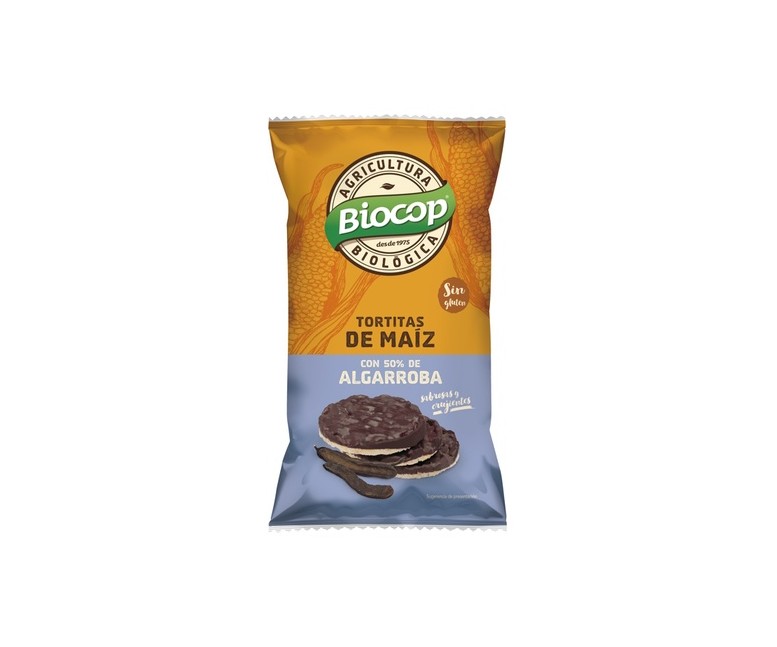 Tortitas De Maíz Con Algarroba Bio 100 g Biocop