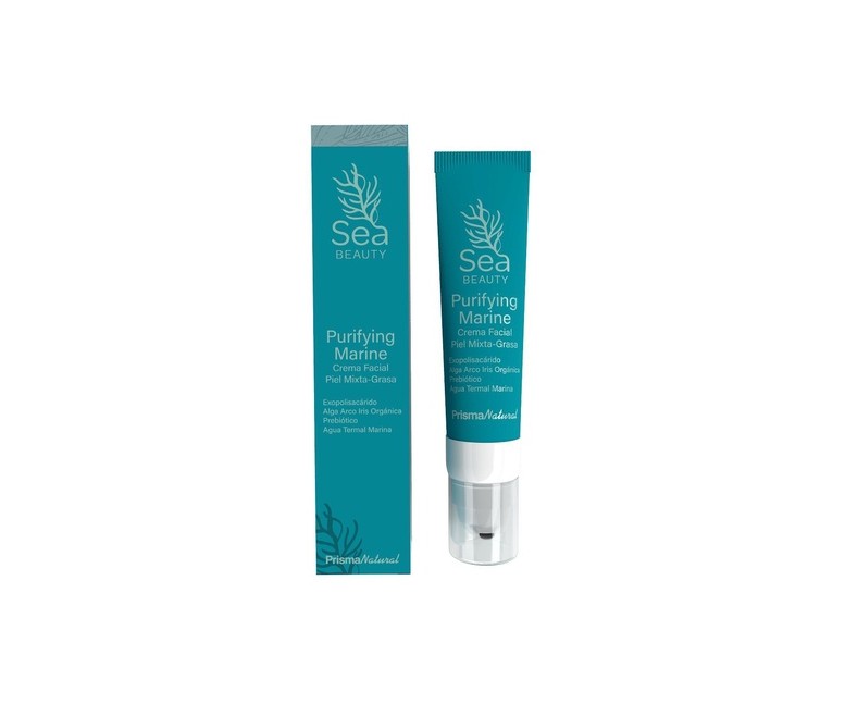 Sea beauty purifying marine crema facial piel mixta-grasa 50 ml de crema Prisma Natural